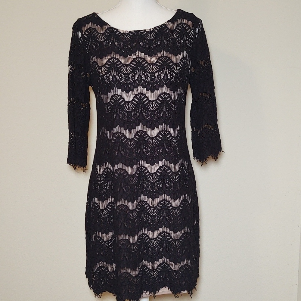 Jessica Howard Black Lace Dress - Picture 2 of 7